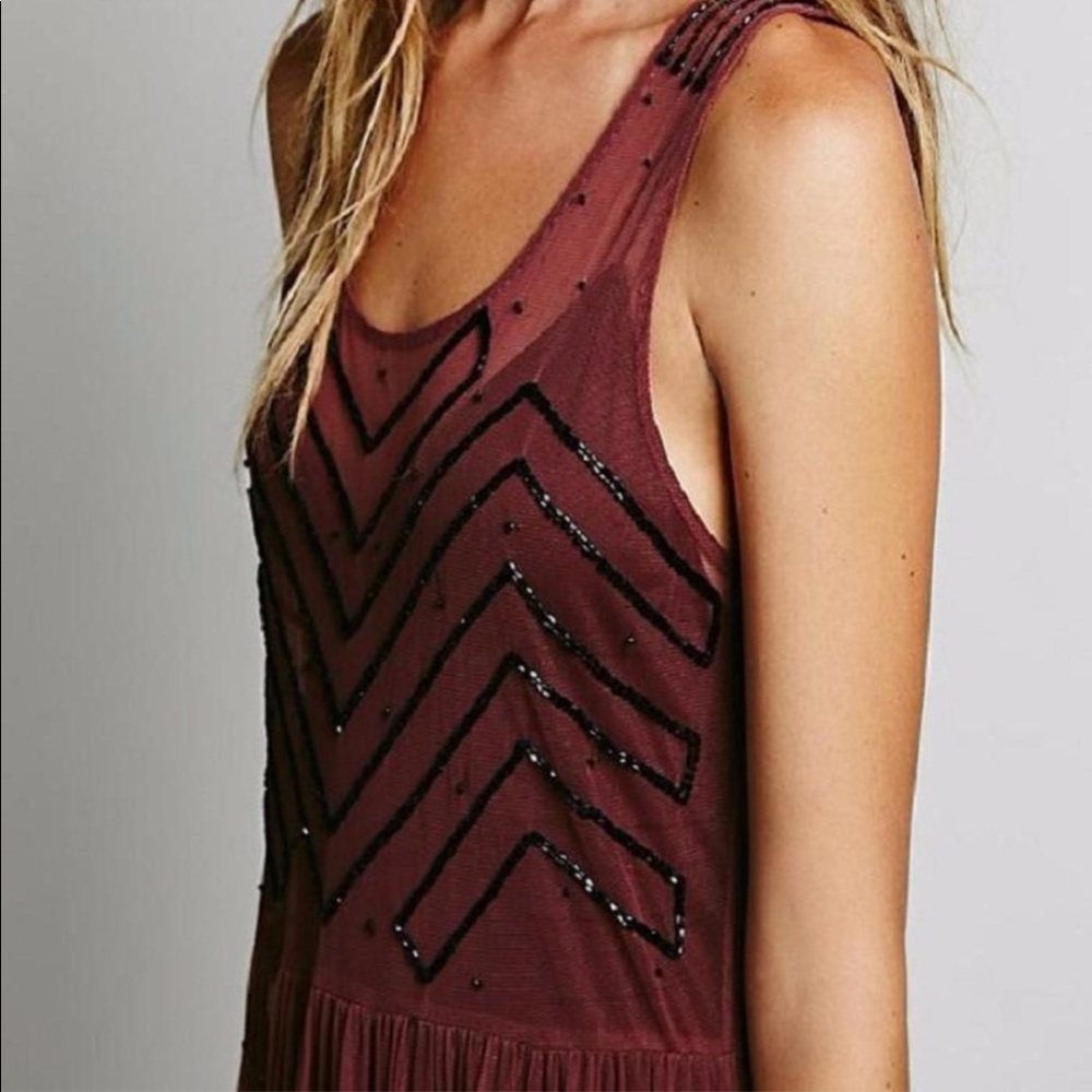 Free People Embellished Slip Dress - Picture 2 of 6